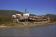 Sternwheeler Graveyard at Dawson City, 1966