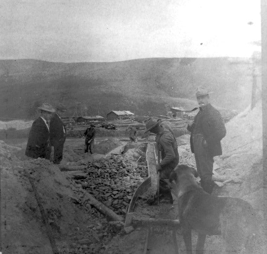 Mining Operation, c1910.