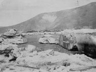 Dawson City at Spring Break-Up, c1900.