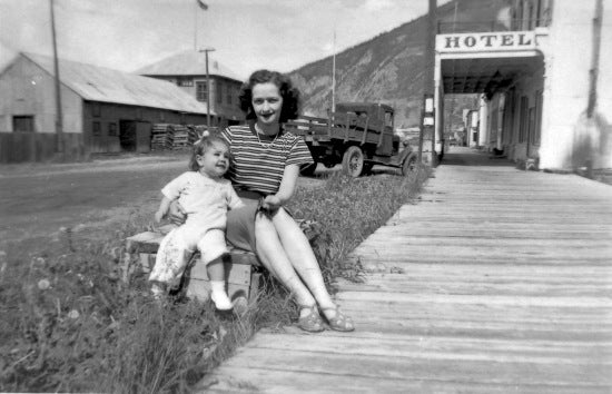 Fran and Lenore Hakonson, 1949.