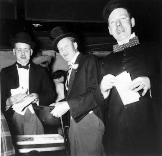 Howard Firth and Jack Colburn at Klondike Nites, n.d.
