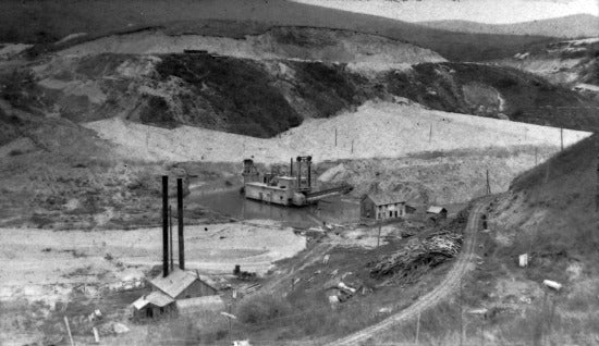 Yukon Gold Company, Bonanza Creek, c1912.