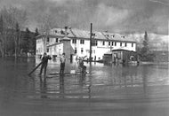 Raft Behind the Territorial Administration Building, 1924.