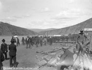 Dawson City Parade, July 4, 1899.