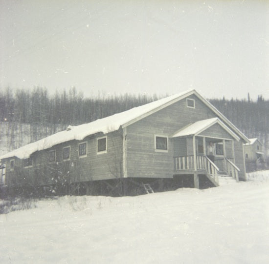Yukon Consolidated Gold Company Bunkhouse at Bear Creek, c1966.