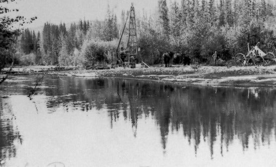 Mining Operation, White River, c1915.