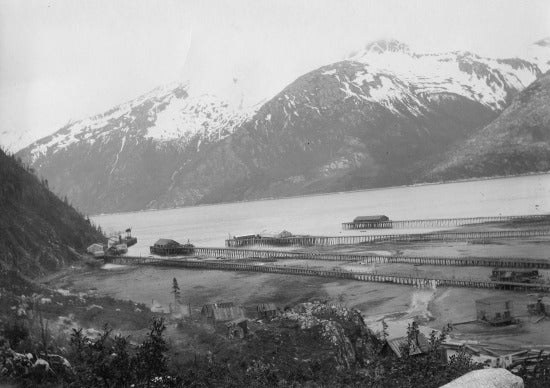 Skagway Wharves at Low Tide, n.d.