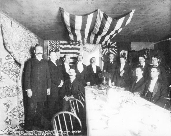 Farewell Dinner to W.H. Parsens, January 6, 1901.