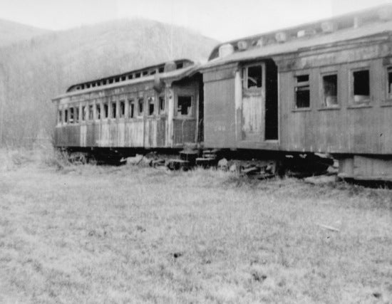 Passenger Cars, Klondike Mines Railway, 1939.