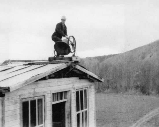 Wattie Watson Ringing a Bell, 1939.