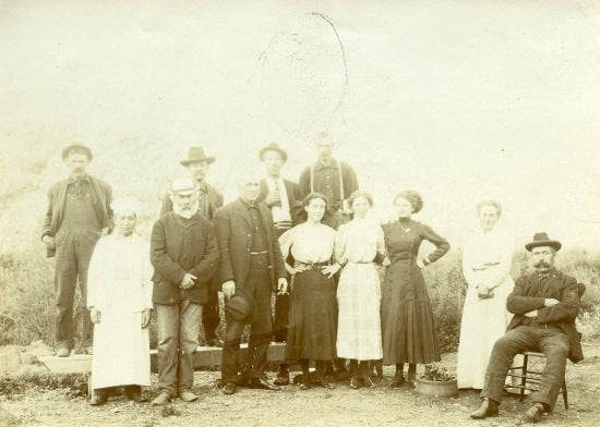 Group Portrait at Discovery Claim, 1910.
