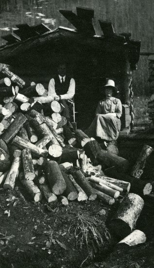 On the Woodpile, c1916.