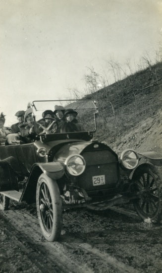 Travelling by Automobile, c1912.