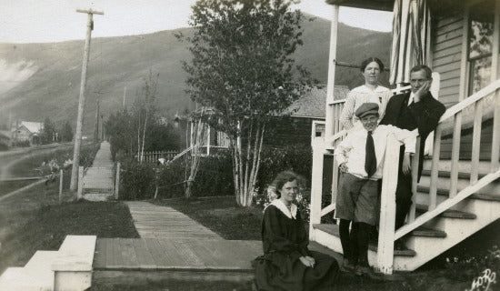 McCarter Family at Home, 1917.