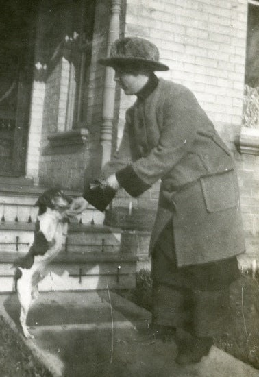 Portrait with Dog, c1916.