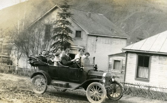 Travelling by Automobile, c1916.