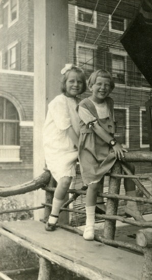 Beatrice and Doris, c1916.