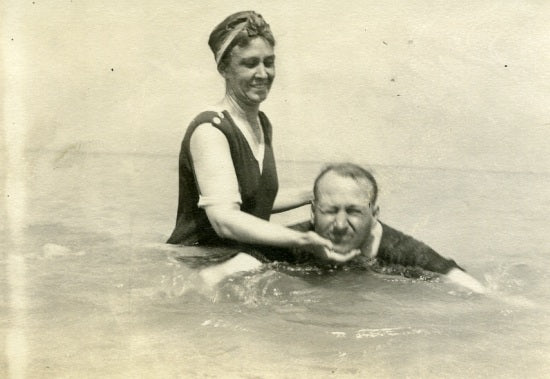 Swimming, c1916.