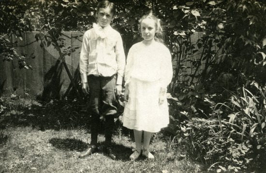 Cecil and Flora, c1916.