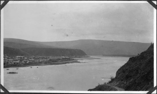 Ferry Crossing to west Dawson and Klondike City, c1915.