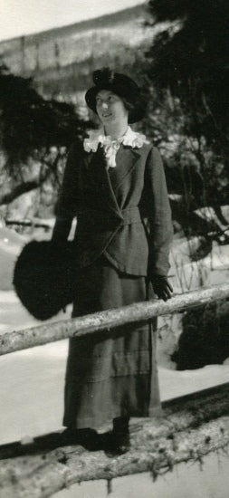 Margaret McCarter at Black Hills, c1916.