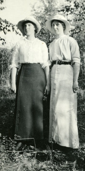 Margaret McCarter and Ede, c1920.