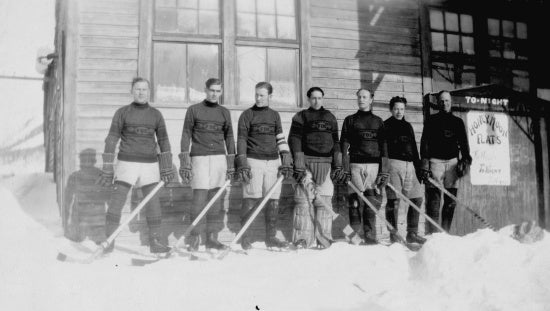 Eagles Hockey Team, Winter 1930-31.