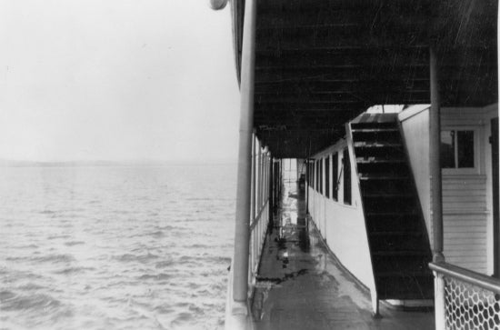 Deck of a Sternwheeler, c1941
