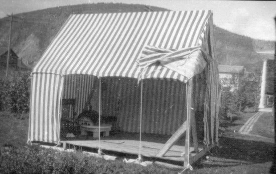 Tent, c1910.
