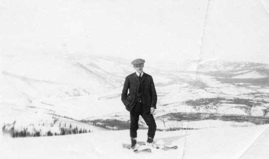 Portrait in Snowshoes, c1912.