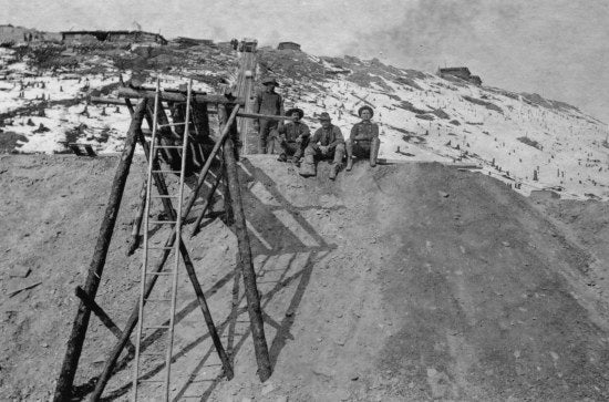 Cableway from French Hill, c1900.