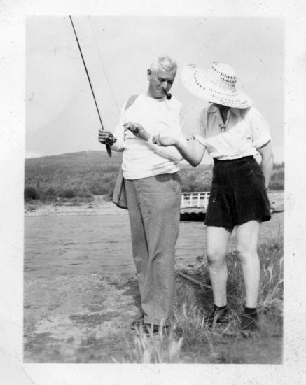 Fishing, c1941.