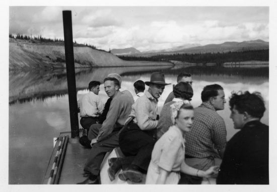 Travelling by Boat, c1947.