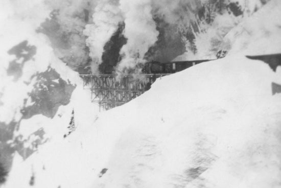 Train on Trestle, 1932