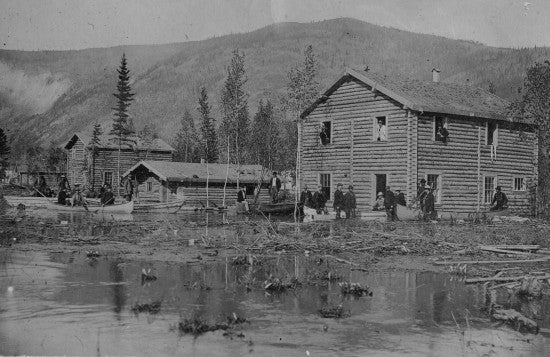 Dawson City Flood, c1900.