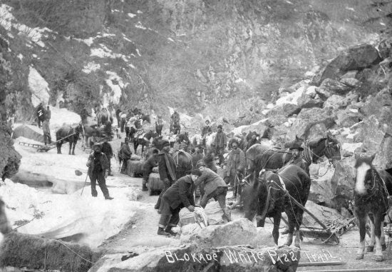 White Pass Trail, c1898.