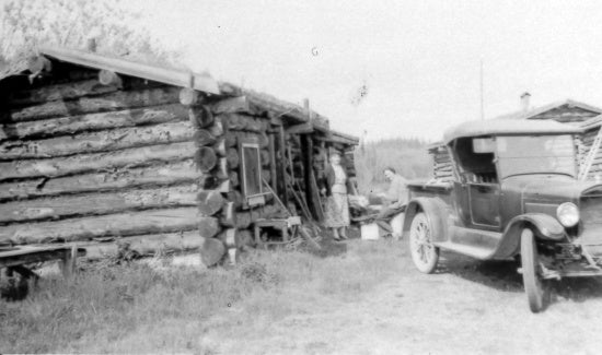 Log Cabin, c1930.