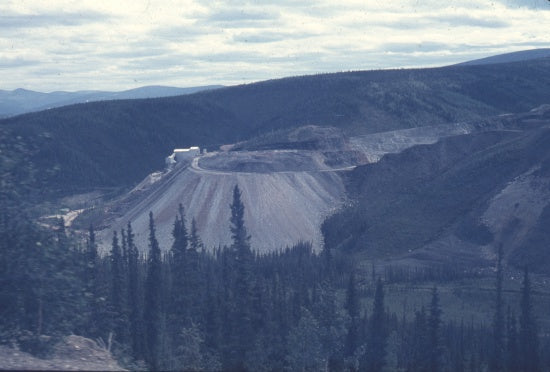 Asbestos Mine, Clinton Creek, 1970.