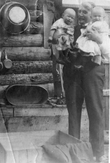 Mr. McDonald, William and Alberta Lamb, 1912.