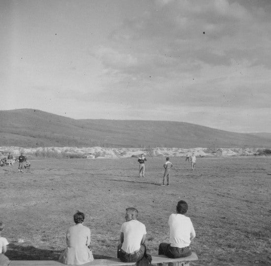 Baseball Game at Granville, c1956.