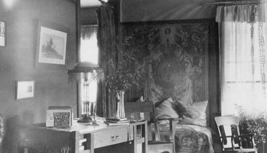 Cabin Interior, c1917.