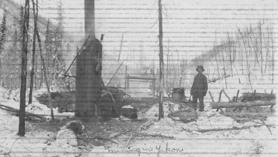 Mining in the Yukon, c1916.