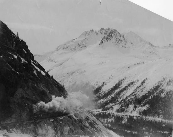Civilzation in Alaska, The White Pass & Yukon Route, c1905.