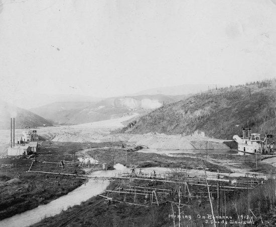 Mining on Bonanza, 1912.