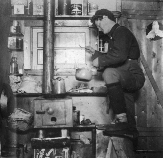 Cooking, c1900.