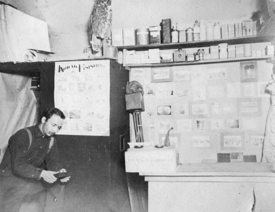 Atwood and Cantwell Photographers Interior, c1899.