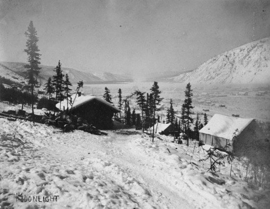 Dawson City by Moonlight, c1900.