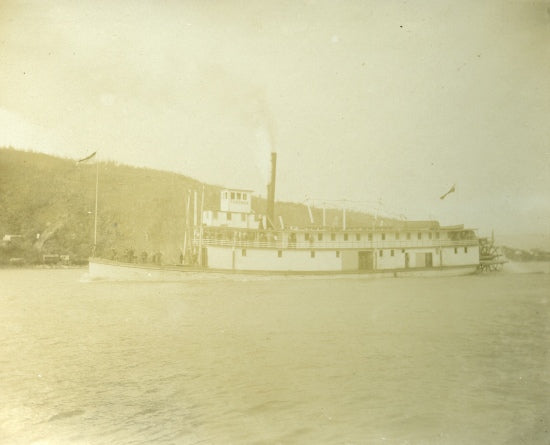 SS Yukoner on the Yukon River, c1901.