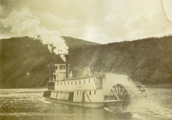 Sternwheeler Prospector on the Yukon River, c1901.