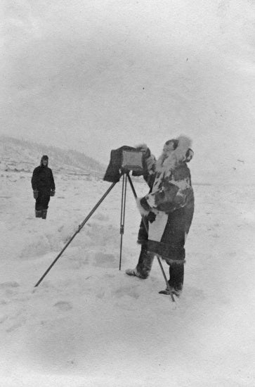 Portrait Taking on the Yukon River, c1900.